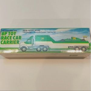 NWT Limited Edition BP Toy Race Car Carrier